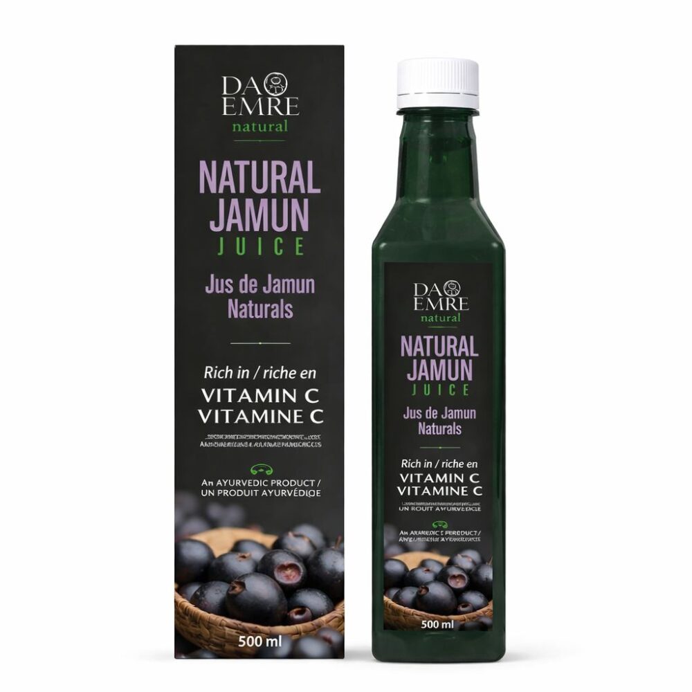 Natural Jamun Juice – Vitamin C Rich Ayurvedic Wellness Drink